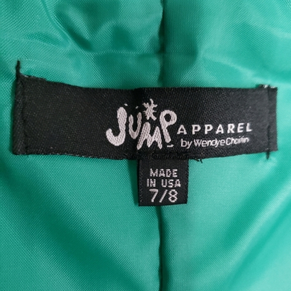 Jump Apparel Strapless Ombre Yellow Green Long Prom Dress Glitter Crinolin 7/8 - Picture 14 of 16